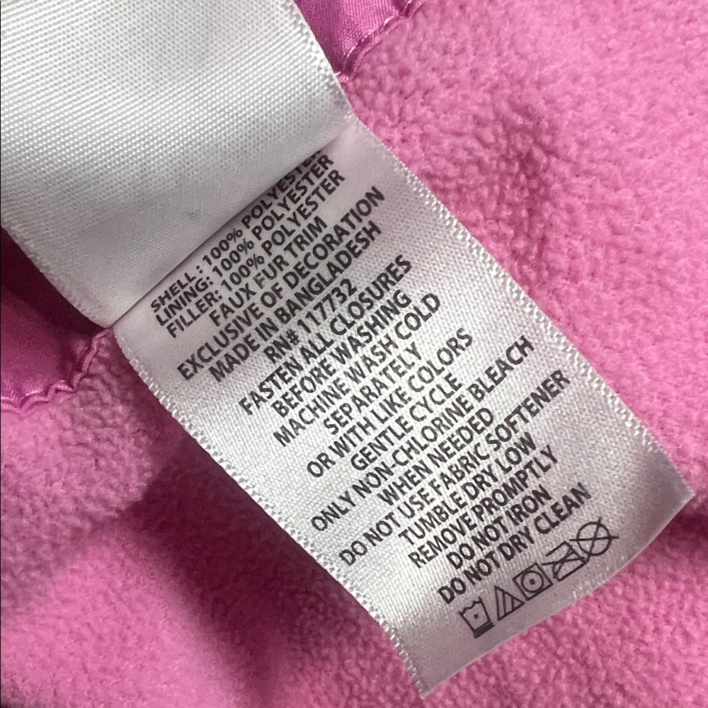 Girls ZeroXposur Pink Fleece Lining - Picture 15 of 15